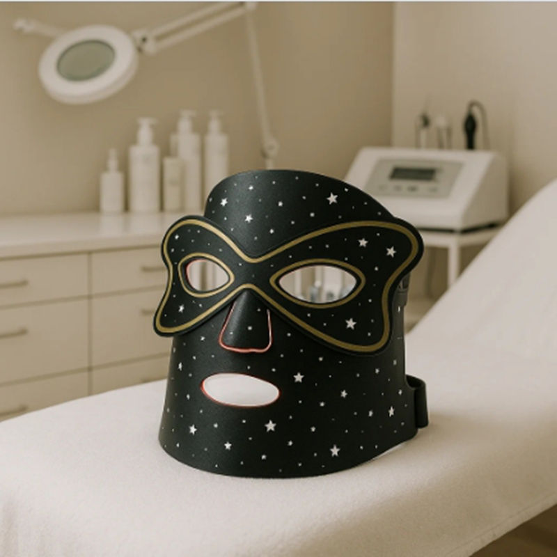 LED LYS FACIAL MASK Bærbar rødt lysbehandling